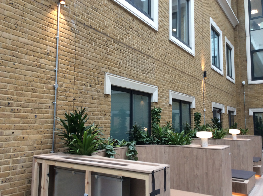 7. built in Seating planters lr