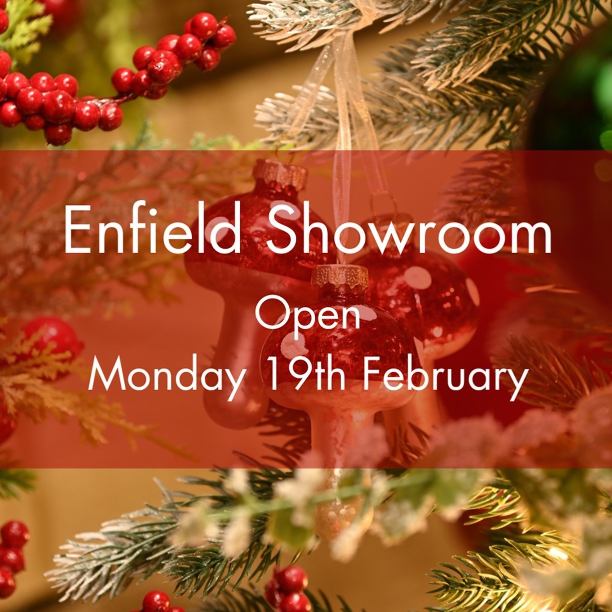 Festive new showroom