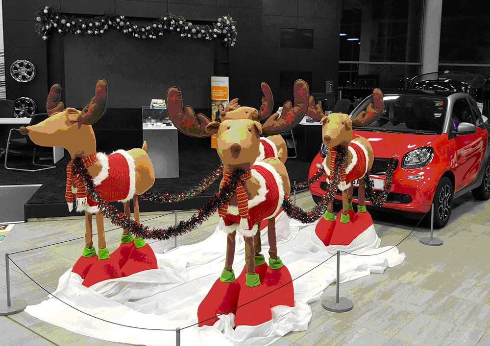 Santas deer