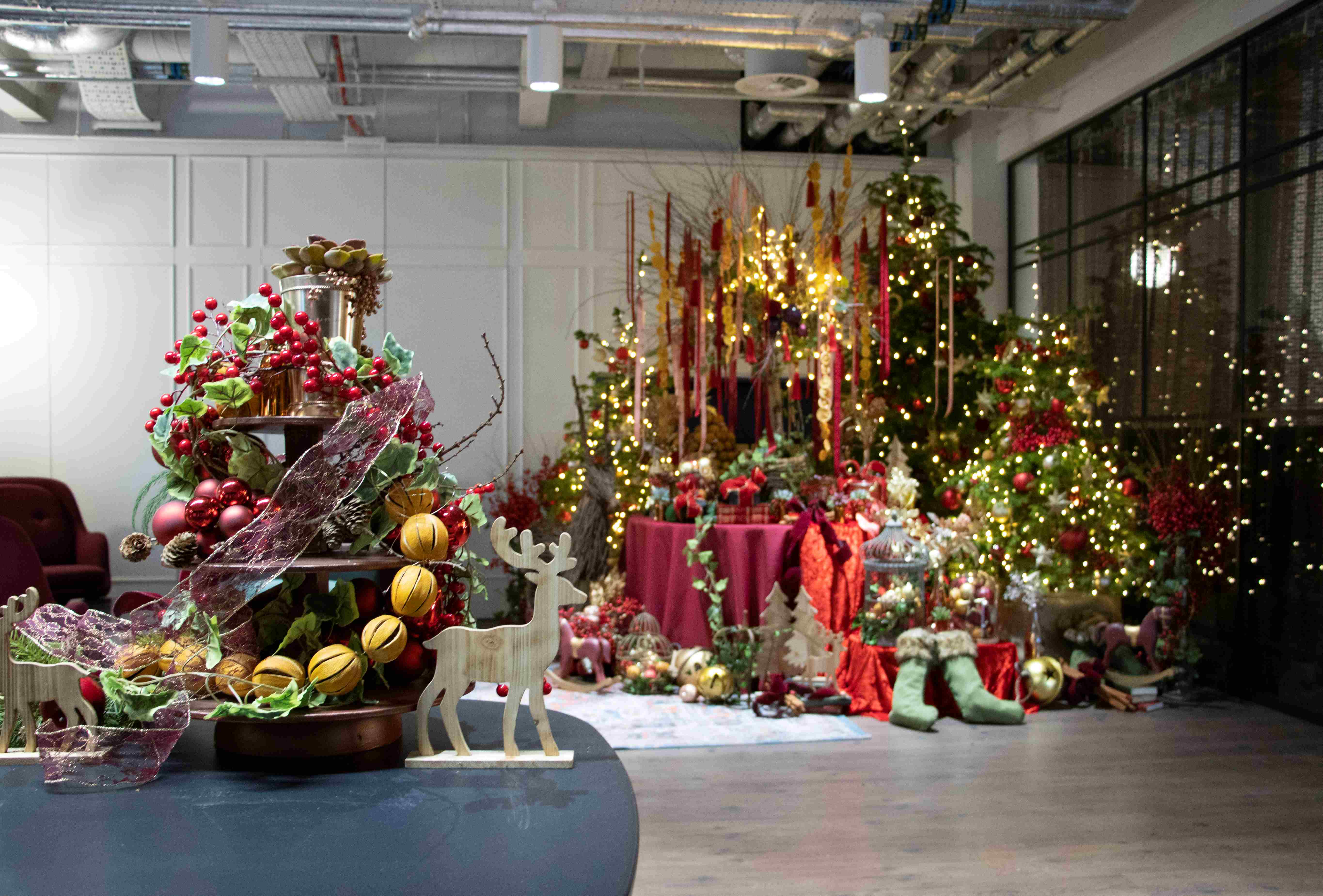 Picture 2 Reception Desk and Group McCann Xmas