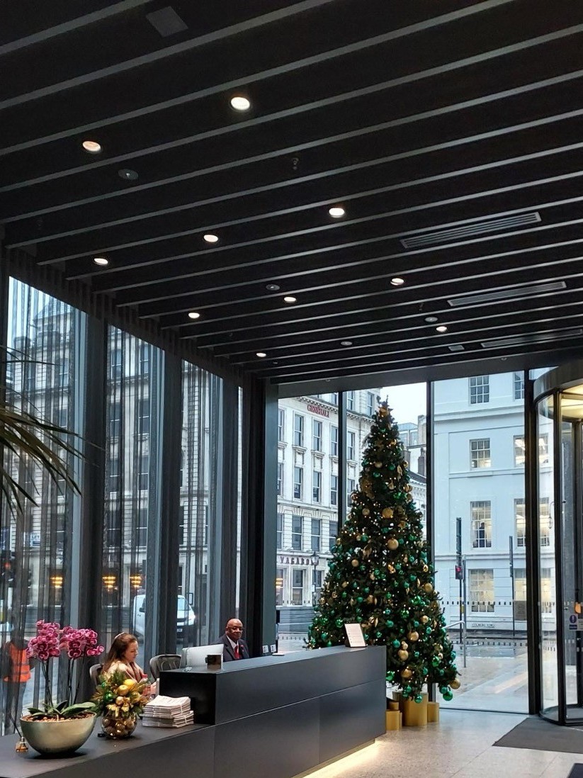 Colmore row Christmas display reception
